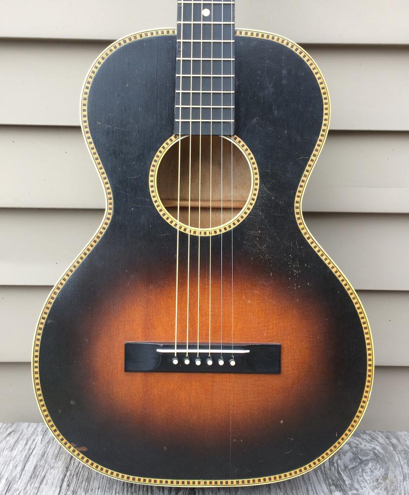 Oscar Schmidt Kunow Concert-size Acoustic Guitar c 1935